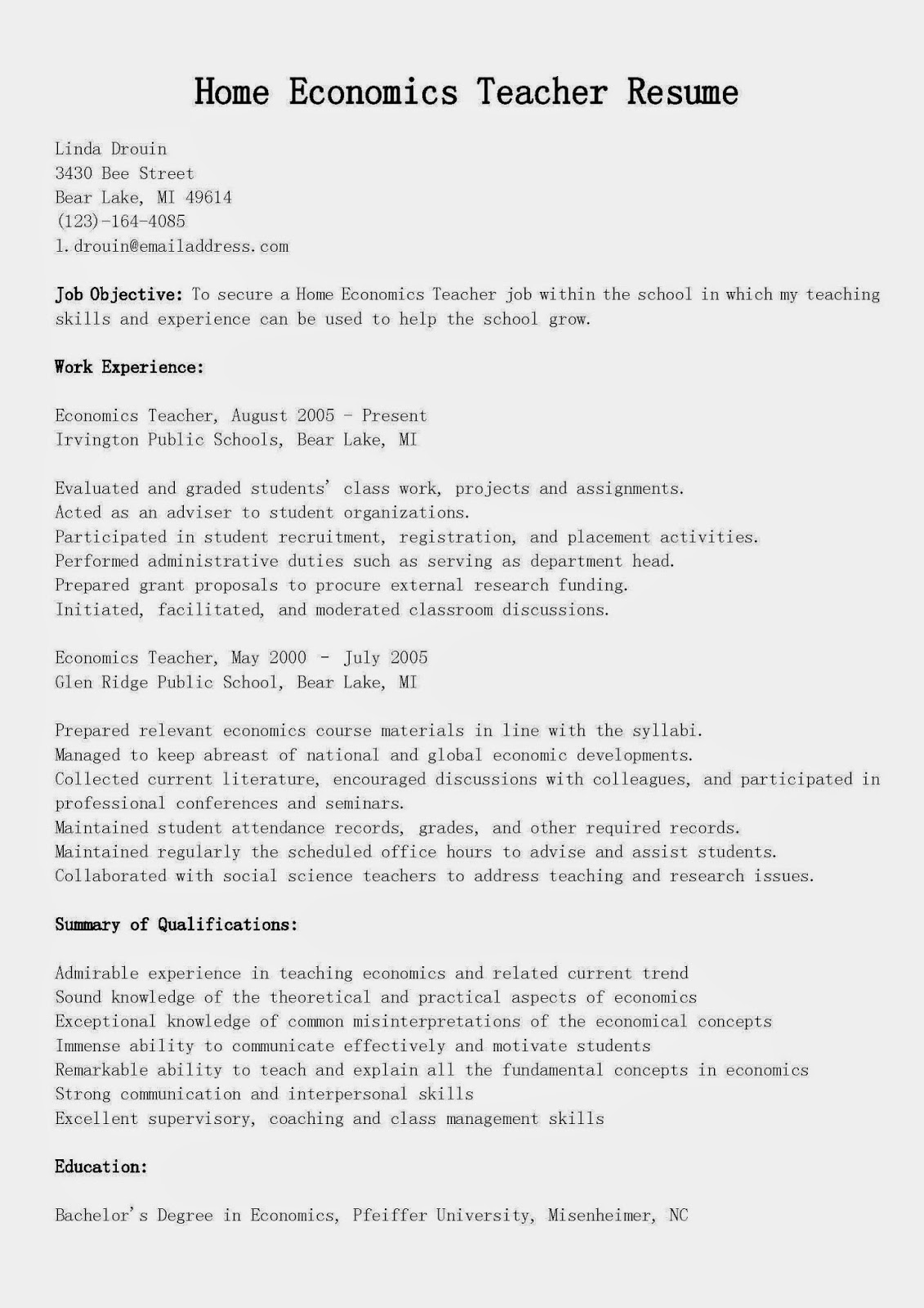 Current science resume